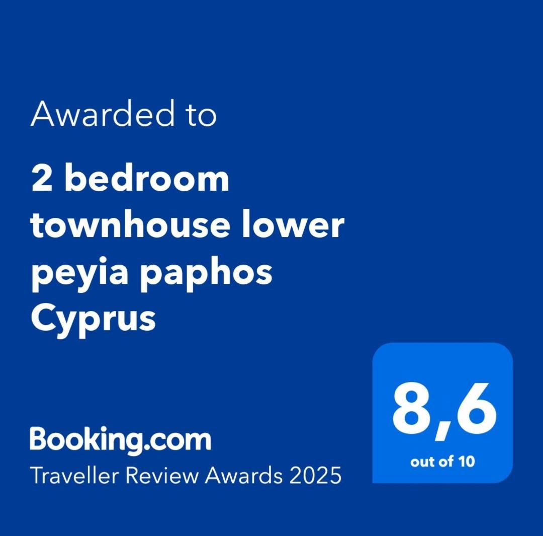 2 Bedroom Townhouse Lower Peyia Paphos Cyprus Экстерьер фото
